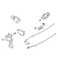 OEM 2021 Ford Bronco Sport Striker Plate Bolt Diagram - -W718706-S450B