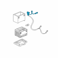 OEM 1998 Oldsmobile Intrigue Cable Asm, Battery Negative(66"Long) Diagram - 12157011