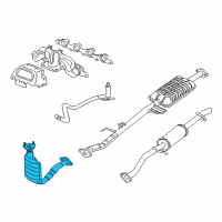 OEM Ford Escape Converter Diagram - 6L8Z-5E212-D