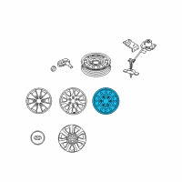 OEM 2008 Hyundai Entourage Steel Wheel Diagram - 52910-4D060