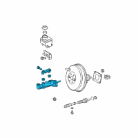 OEM 2005 Scion tC Master Cylinder Diagram - 47201-21080