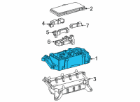 OEM 2022 Toyota Mirai Relay Box Diagram - 82666-62150