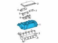 OEM Toyota Mirai Relay Box Diagram - 82666-62150