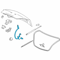 OEM 2017 Buick Regal Hinge Diagram - 22944914