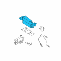 OEM 2011 Hyundai Sonata Canister Assembly-Fuel Diagram - 31420-3Q500