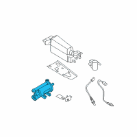 OEM 2012 Kia Forte Koup Purge Control Valve Diagram - 2891025100