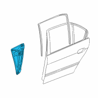 OEM 1999 BMW 750iL Rear Left Window Regulator Diagram - 51-35-8-125-203