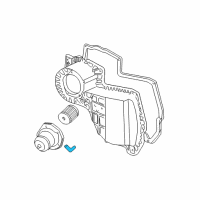 OEM GMC C3500 Htr Motor Cooling Tube Diagram - 3035192