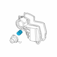OEM Oldsmobile Achieva Impeller, Heater & A/C Blower Diagram - 52458984