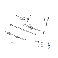 OEM 1998 Honda CR-V Cushion B, Power Steering Rack Diagram - 53436-S10-010