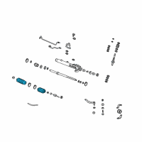 OEM Honda Odyssey Dust Seal, Tie Rod Diagram - 53534-SV4-003