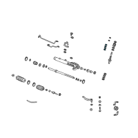 OEM Acura Ring Set, Power Steering Seal (Rotary Valve) Diagram - 06535-ST0-000