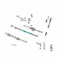 OEM 1999 Honda CR-V Rack, Steering Diagram - 53626-S10-A02