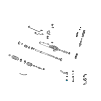 OEM Acura Integra Boot, Tie Rod End (Technical Automatic Parts) Diagram - 53546-SH0-A01