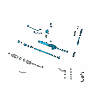 OEM Honda CR-V Rack, Power Steering Diagram - 53601-S10-A03