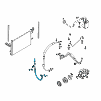 OEM Mercury Tube Assembly Diagram - 9G1Z-19972-A