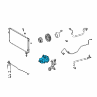 OEM Toyota Tundra Compressor Diagram - 88320-34030-84