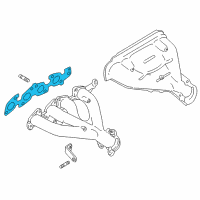 OEM 2003 Chevrolet Tracker Gasket, Exhaust Manifold Diagram - 91177555