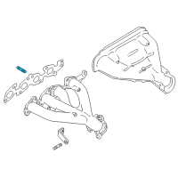 OEM 2003 Chevrolet Tracker Bolt, Exhaust Manifold Stud (On Esn) Diagram - 91177676