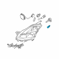 OEM 2011 Nissan Xterra Bulb Diagram - 26717-9B90E