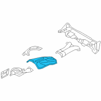 OEM BMW Heat Insulation, Tunnel Diagram - 51-48-7-158-416