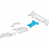 OEM BMW X5 Thermal Insulation Tunnel Rear Diagram - 51-48-7-158-410