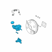 OEM 2019 Hyundai Veloster Cylinder Assembly-Brake Master Diagram - 58510-J9200