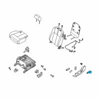 OEM 2012 Nissan Maxima Lever-Lumbar Diagram - 87317-JB07B