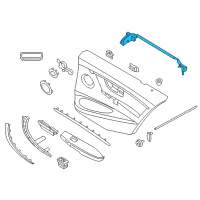 OEM BMW 330i GT xDrive Inner Weatherstrip, Rear Left Door Diagram - 51-35-7-352-841