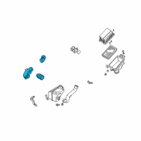 OEM Nissan Pathfinder Duct Assembly Air Diagram - 16576-0W010