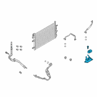 OEM 2017 Ford Taurus Cooler Diagram - DG1Z-7A095-A