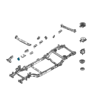 OEM 2019 Jeep Wrangler Bracket-Engine Support Diagram - 68276795AA