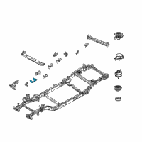 OEM 2020 Jeep Wrangler Bracket-Engine Support Diagram - 68276794AA