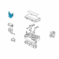 OEM Honda Insight Control Unit, Door Lock & Keyless Diagram - 38380-S3Y-A01