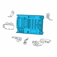 OEM 2021 Ram 1500 Battery-Power Pack Unit Diagram - 68372205AC