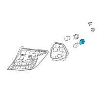 OEM 2009 Honda Civic Socket (T20W Sy) Diagram - 33514-S2R-003