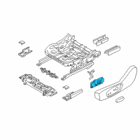 OEM 2020 Ford Police Responder Hybrid Adjuster Switch Diagram - DG9Z-14A701-AE