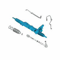 OEM 2002 BMW 745i Exchange Hydro Steering Gear Servotronic Diagram - 32-10-6-777-271