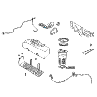 OEM 1999 Dodge Dakota Hose-Fuel Diagram - 52102490AA