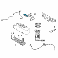 OEM 2002 Dodge Dakota Hose-Fuel Filler Diagram - 52102487AA