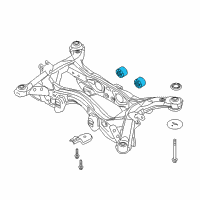 OEM 2013 Ford Edge Insulator Diagram - 7T4Z-4B425-B