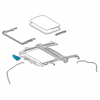 OEM Toyota Prius AWD-e Motor Diagram - 63260-47030