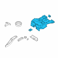 OEM Ford Focus Rear Floor Pan Diagram - YS4Z-7411215-SA