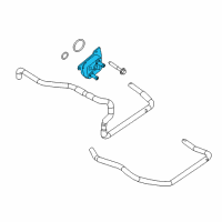 OEM 2016 Infiniti QX60 Cooler ASY Oil Diagram - 21305-3KY1A