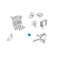 OEM 2017 Honda Civic Relay Assembly, Power (Micro Iso) (Omron) Diagram - 39794-SDA-A03