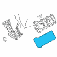 OEM 2014 Ford Mustang Valve Cover Gasket Diagram - BR3Z-6584-A