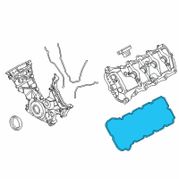 OEM Ford Valve Cover Gasket Diagram - BR3Z-6584-A