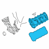 OEM 2013 Ford F-150 Valve Cover Diagram - EL3Z-6582-C