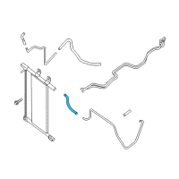 OEM 2015 Nissan NV1500 Hose-Oil Cooler Diagram - 21633-1PD0C