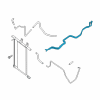 OEM 2017 Nissan NV3500 Tube Assy-Oil Cooler Diagram - 21619-EA20B